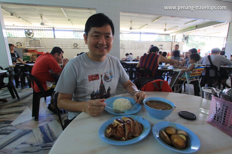 Timothy Tye at Lam Fatt Chicken Rice