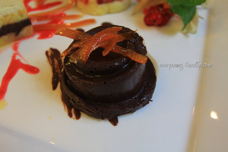 Trio Choc Cake at Croisette Cafe Penang