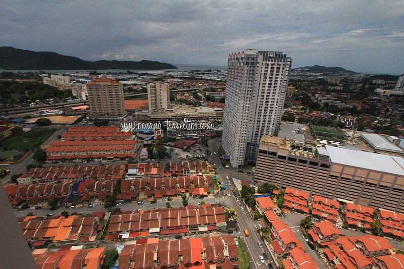 View towards Bayan Baru from Vistana Hotel