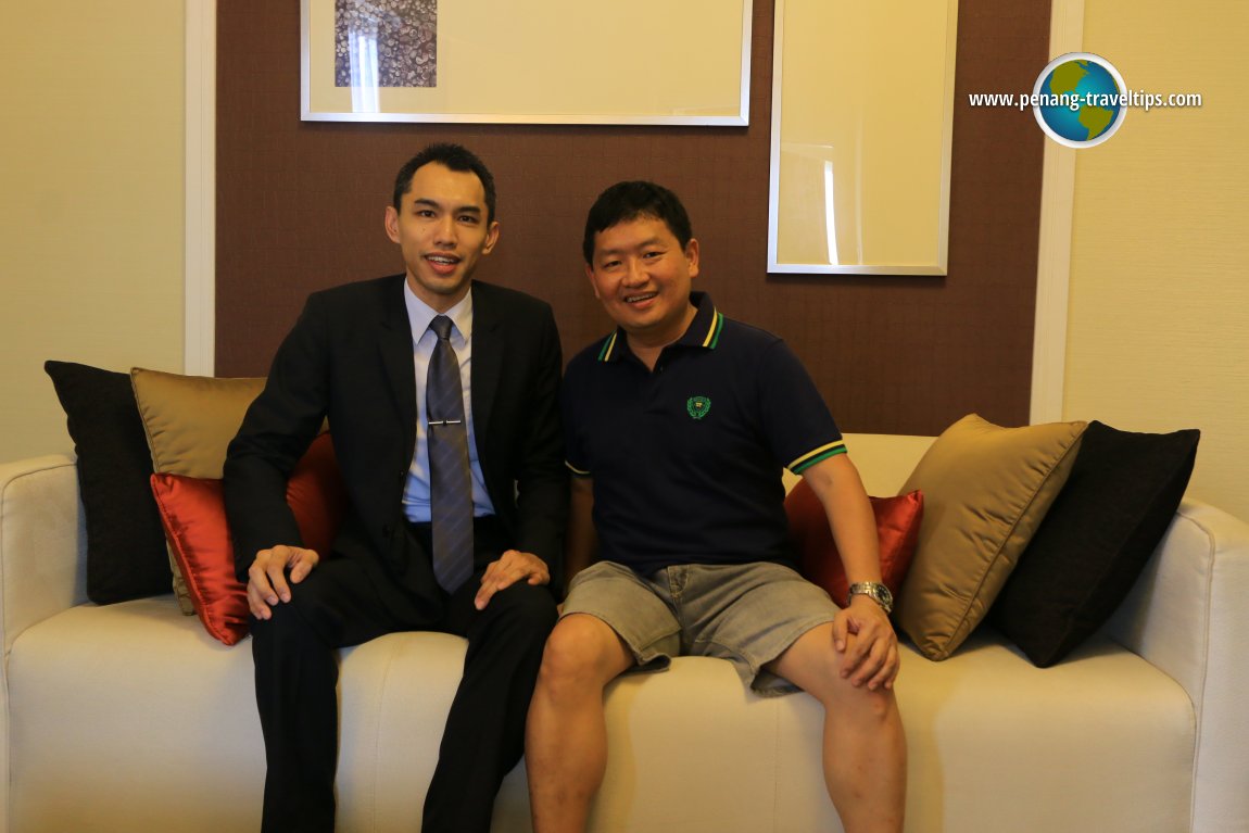 Wayne Lee and Timothy Tye at Vistana Penang Bukit Jambul