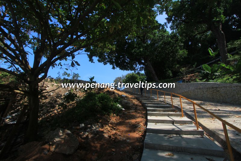 Stairs to the beach at Stairs to the beach at Moonlight Bay