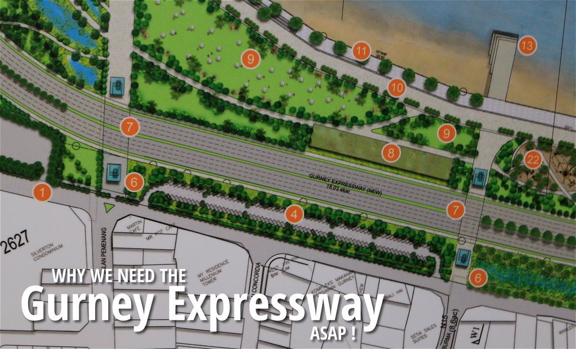 Why we need the Gurney Expressway asap!