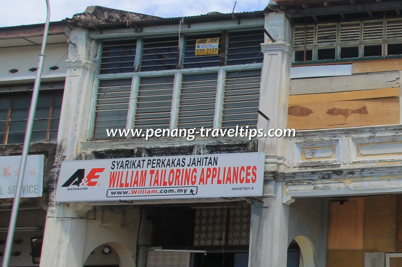 William Tailoring Appliances, Penang