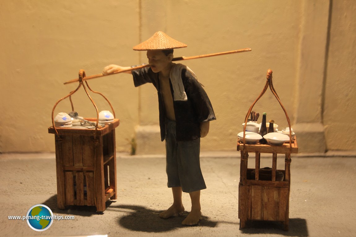 Chinaman hawker selling noodles