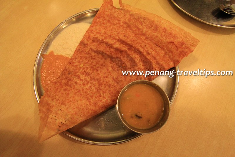 Mysore Masala Dosai, Woodlands Vegetarian Restaurant