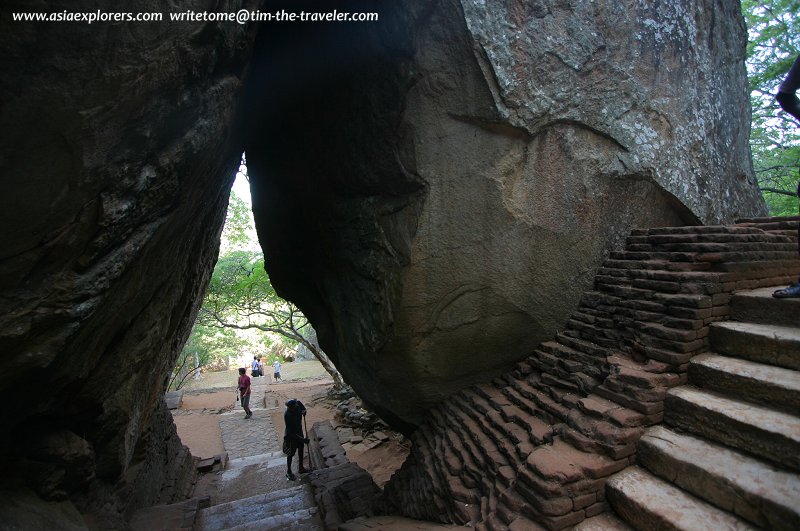 Ascending Sigiriya