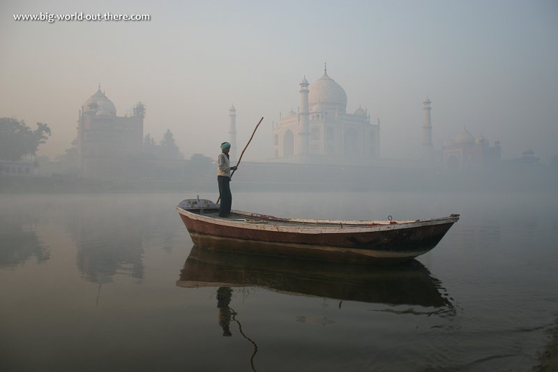 Boatman on the Yamuna