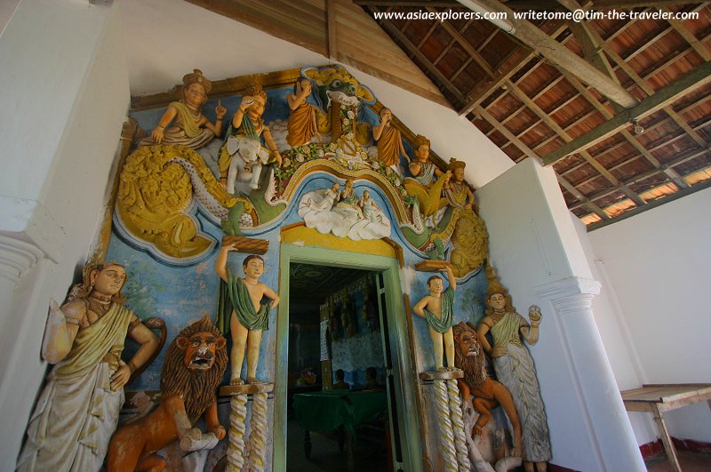 Doorway at Mahaseya Dagoba, Mihintale