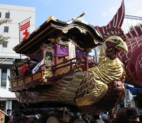 Hououmaru float at Karatsu Kunchi Festival, Saga