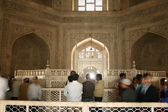 Inside the Taj Mahal