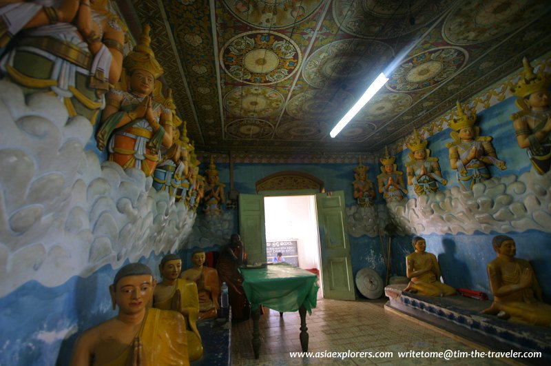 Temple interior at Mihintale