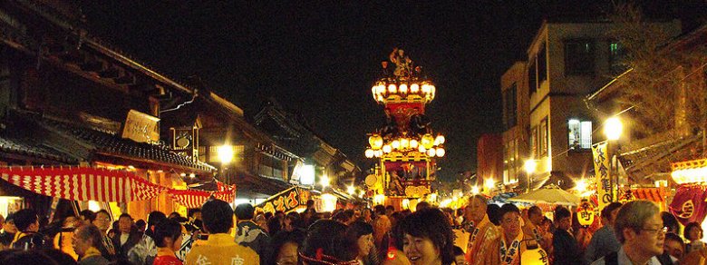 Kawagoe at festival time