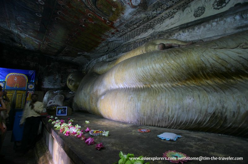 Reclining Buddha, Dambulla Cave Temple