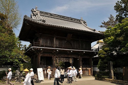 Main gate of Ryozen-ji Temple, Tokushima Prefecture