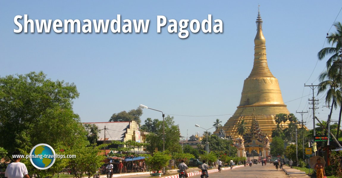 Shwemawdaw Pagoda in Bago, Myanmar