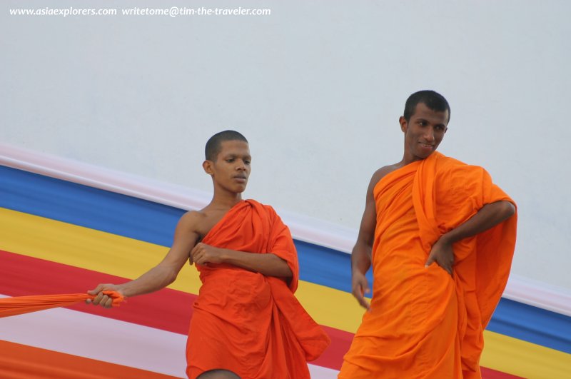 Sinhalese Buddhist monks