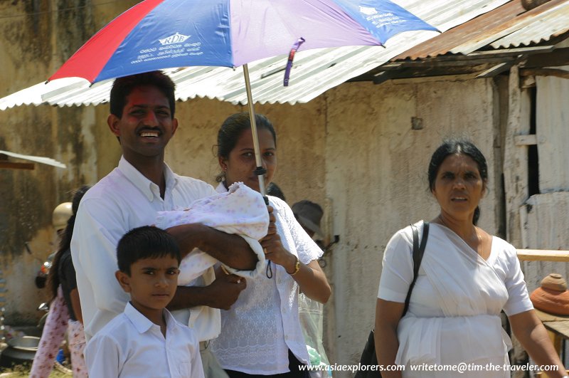 Sinhalese devotees