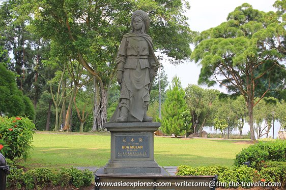 Statue of Hua Mulan, Chinese Garden