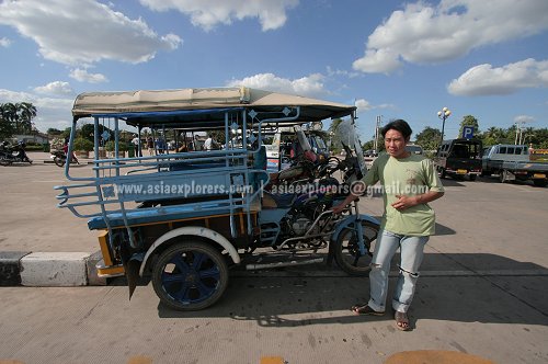 A Vientiane jumbo with driver