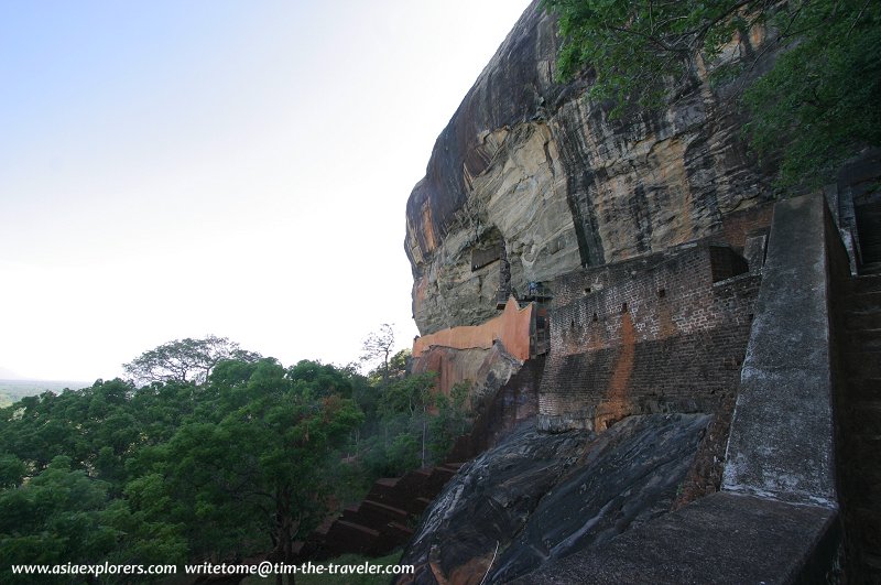 Wall of rock, Sigiriya