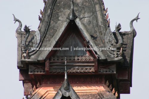 Roof structure at Wat Si Saket