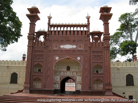 Replica of Badshahi Mosque at Taman Tamadun Islam, Kuala Terengganu