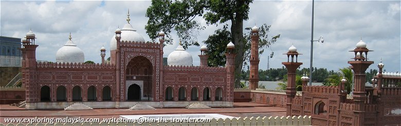 Replica of Badshahi Mosque at Taman Tamadun Islam, Kuala Terengganu