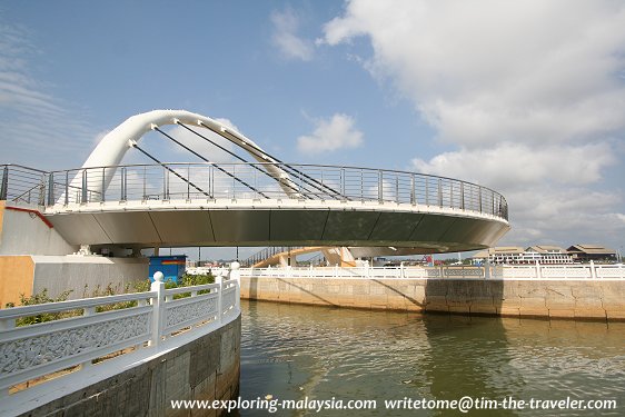 The Crescent Moon Bridge of Kuala Terengganu