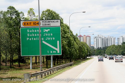 Exit 104 Subang Interchange