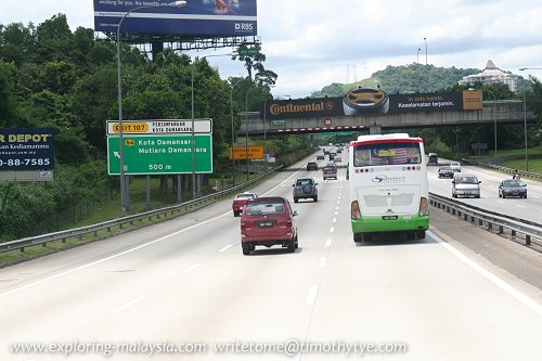 Exit 107 Kota Damansara Interchange