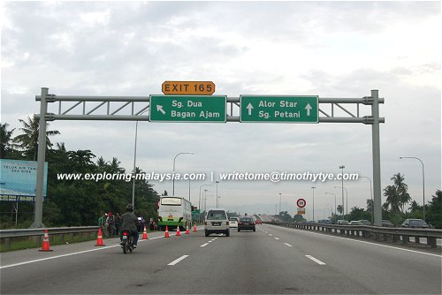 Exit 165, Sungai Dua Interchange