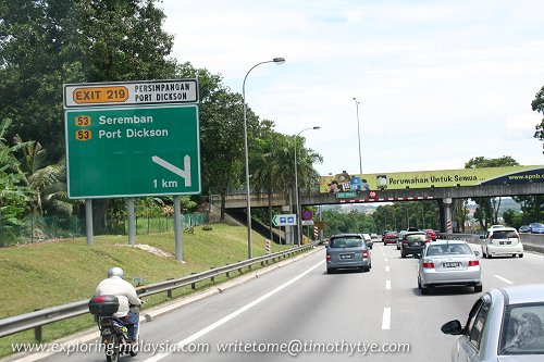 Exit 219: Port Dickson Interchange