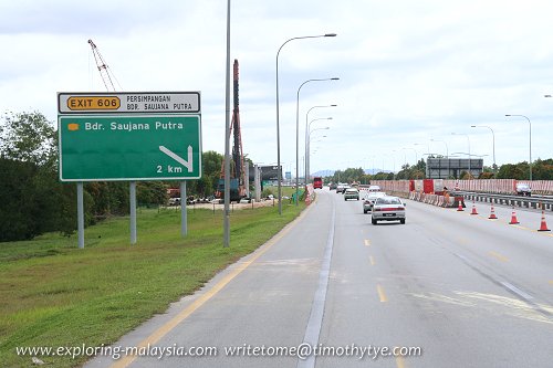 Exit 606: Bandar Saujana Putra Interchange