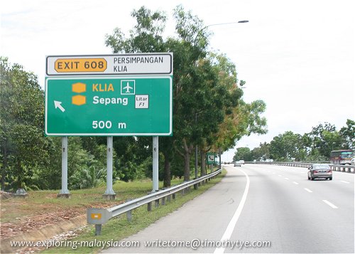 Exit 608: KLIA Interchange
