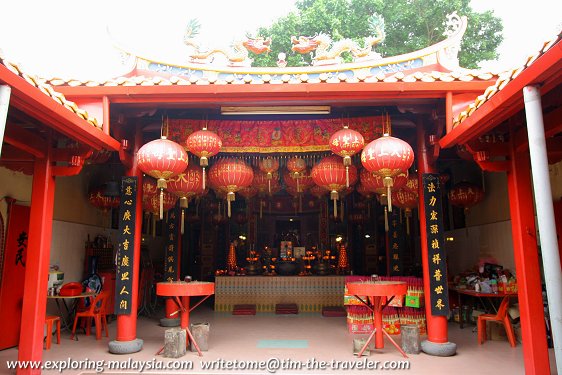 Interior of Ho Ann Kiong Temple