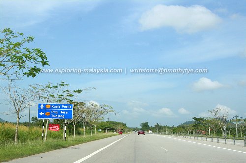 Turning to Padang Sira from Changlun-Kuala Perlis Highway