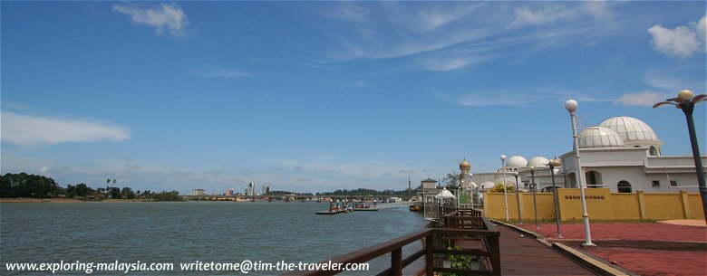 View of the Terengganu River from Pulau Wan Man