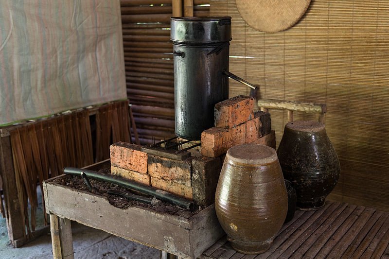 Stove for making rice wine