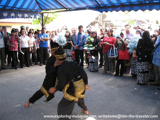 Silat demonstration staged at Teluk Ketapang