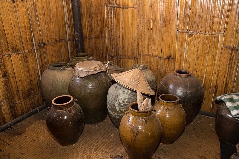 Jars for storing tapai
