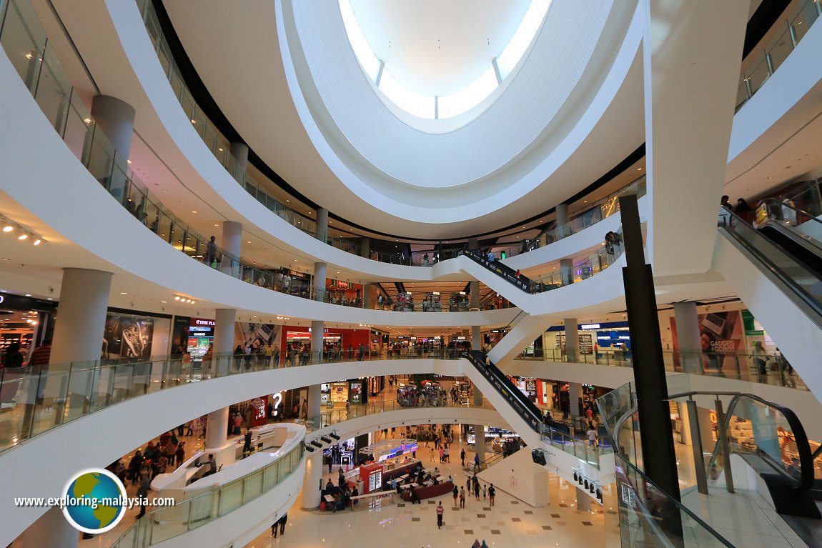 Interior of Aman Central Mall