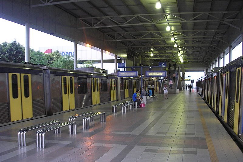 Ampang Station platform