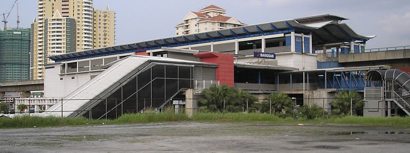 Bangsar LRT Station on the Kelana Jaya Line