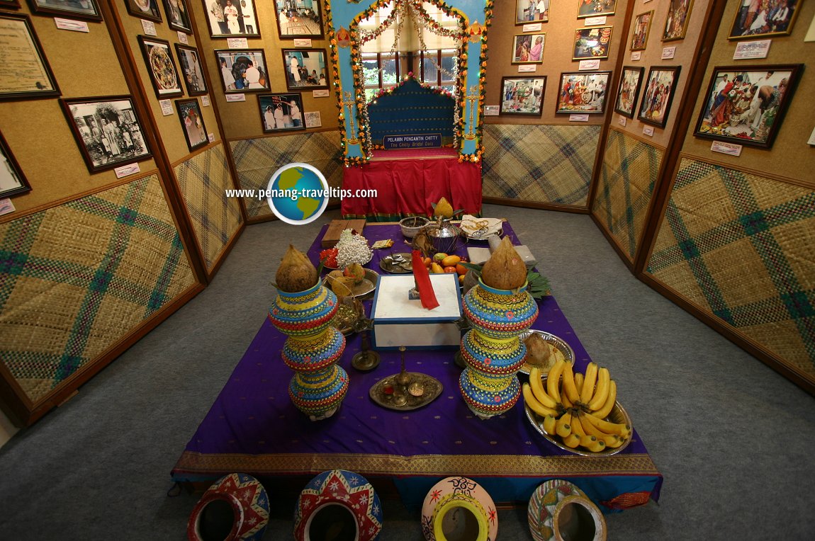 A display of offerings at the Chitty Museum