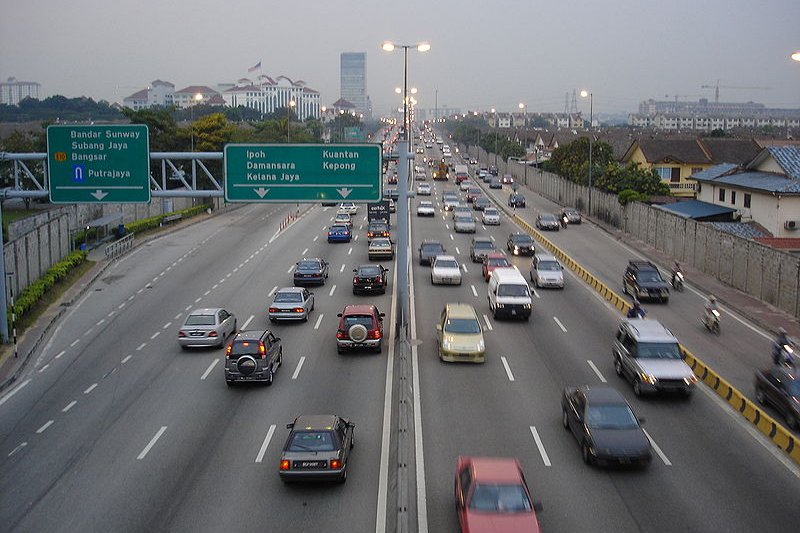 Damansara-Puchong Expressway at Sunway, near Puchong