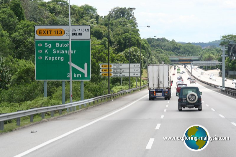 Exit 113: Sungai Buloh Interchange