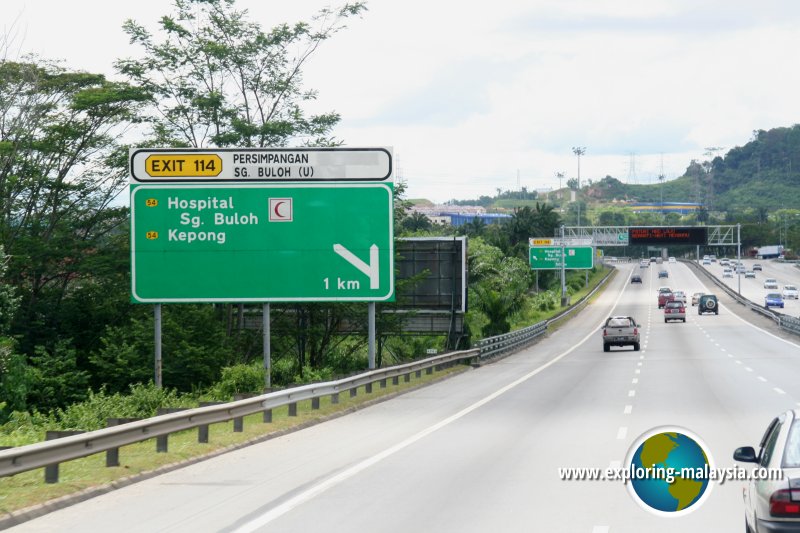 Exit 114: Sungai Buloh North Interchange