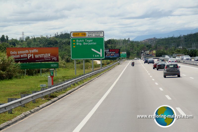 Exit 118, Bukit Beruntung Interchange