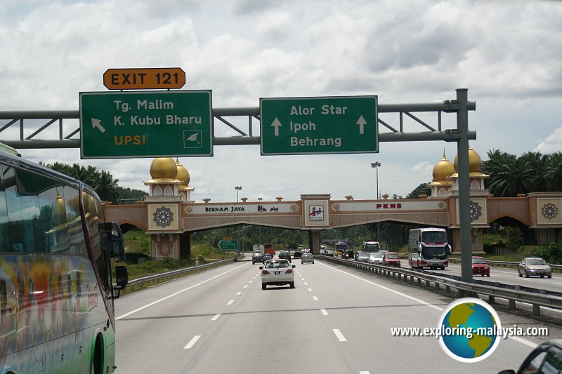 Exit 121, Tanjung Malim Interchange