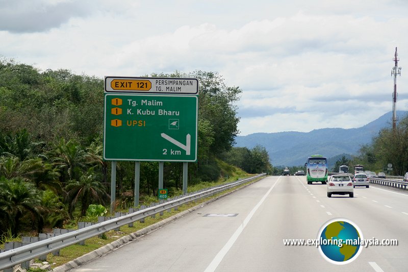 Exit 121, Tanjung Malim Interchange